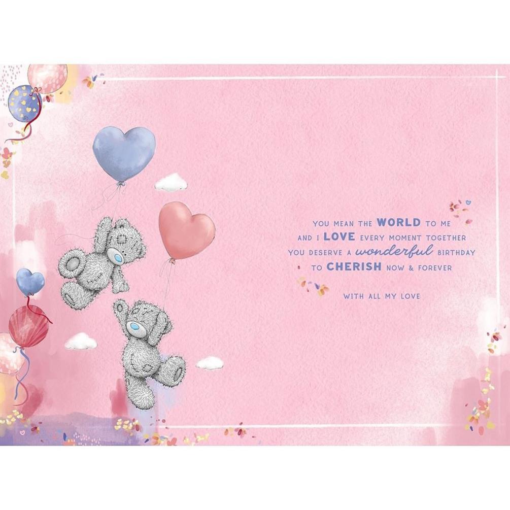 One I Love Me to You Bear Birthday Card Extra Image 1